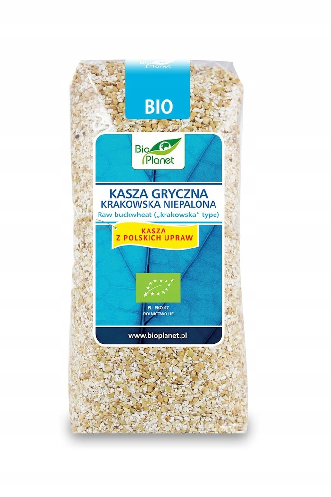 BIO PLANET Kasza gryczana KRAKOWSKA niepalona BIO 500g