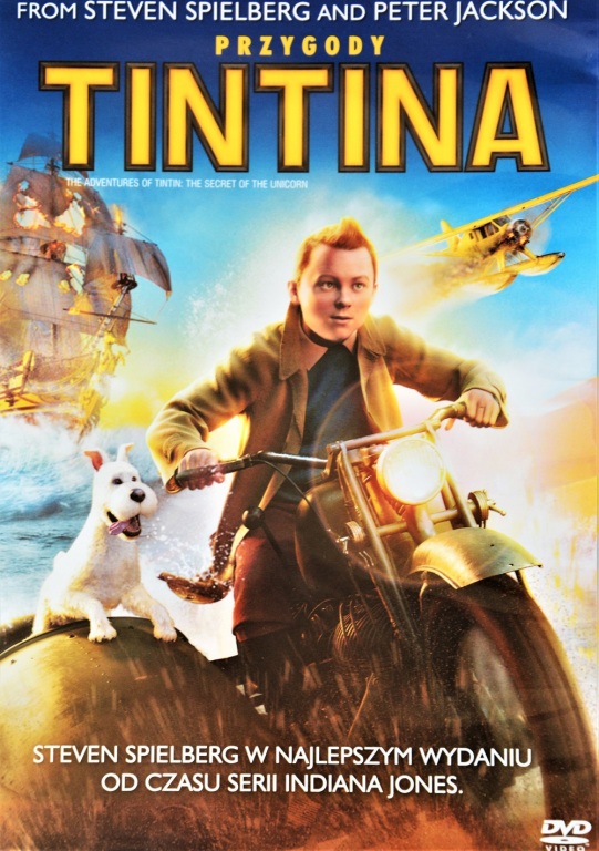 Przygody TINTINA" film dvd dla dzieci