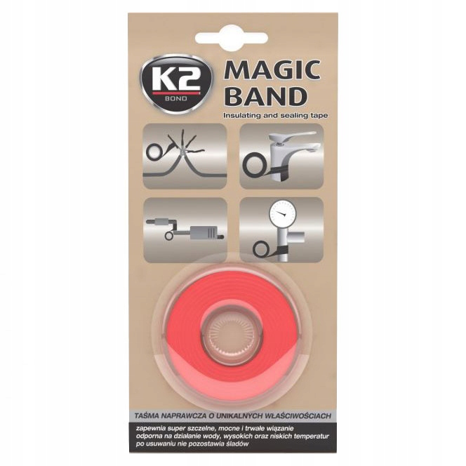 K2 MAGIC BAND TAŚMA IZOLUJĄCO-USZCZELNIAJĄCA 260°C