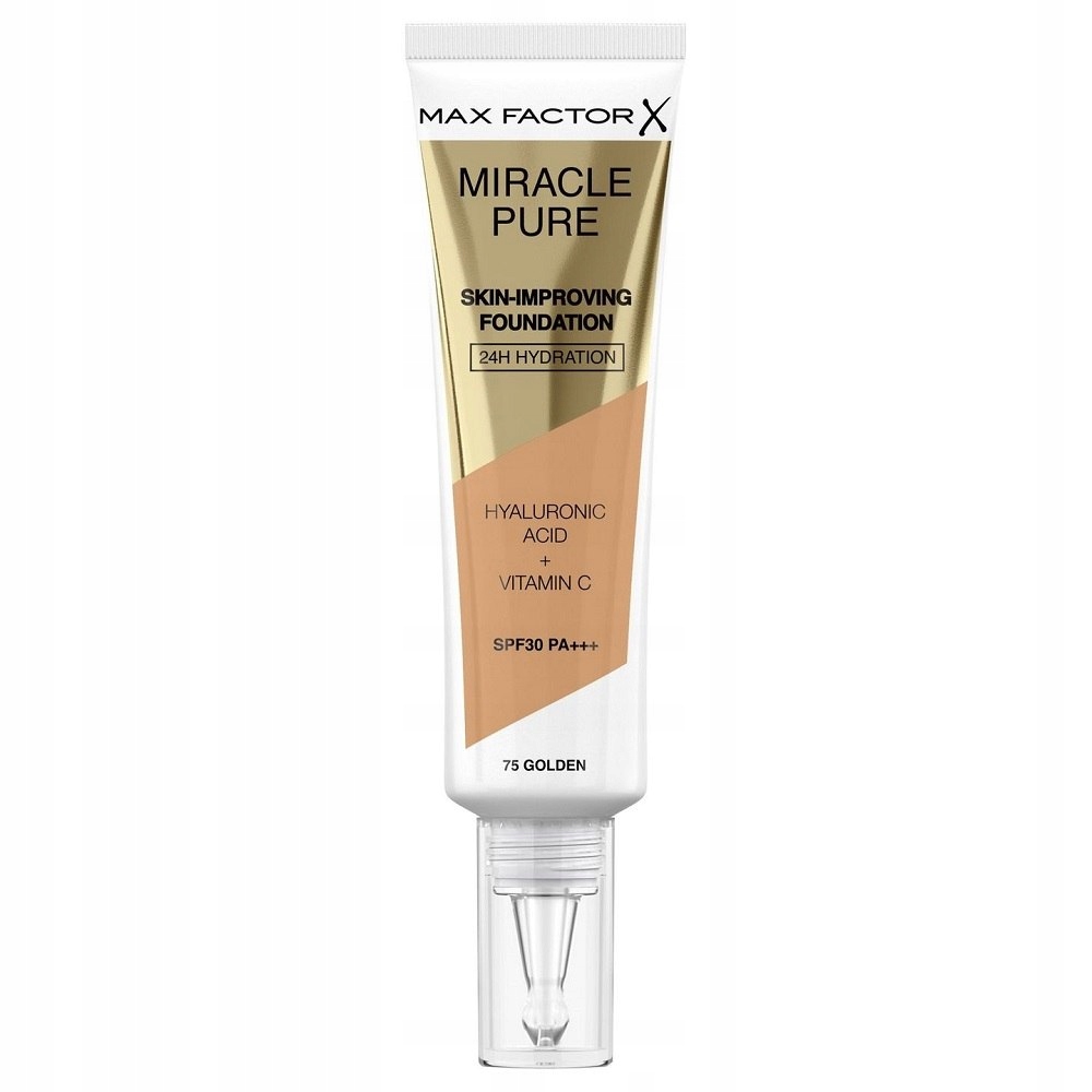 Max Factor 75 Golden Skin-Improving Foundation Miracle Pure SPF30 Podkład 3