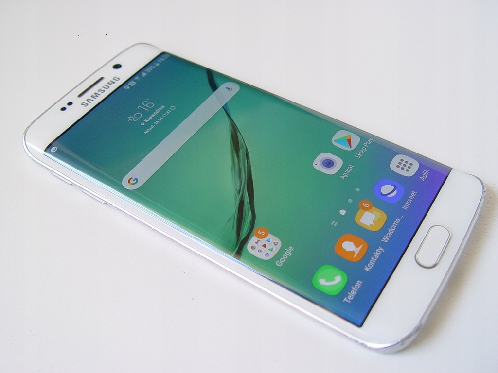 ZADBANY! polski Samsung GALAXY S6 Edge White 32GB