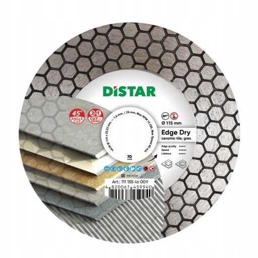 Distar Edge dry tarcza 115mm