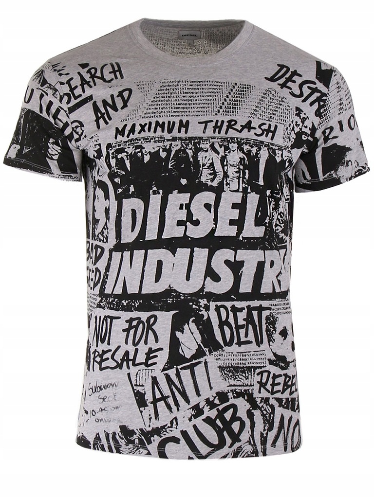 T-Shirt męski Diesel 00SJC2 0091B-912- XL