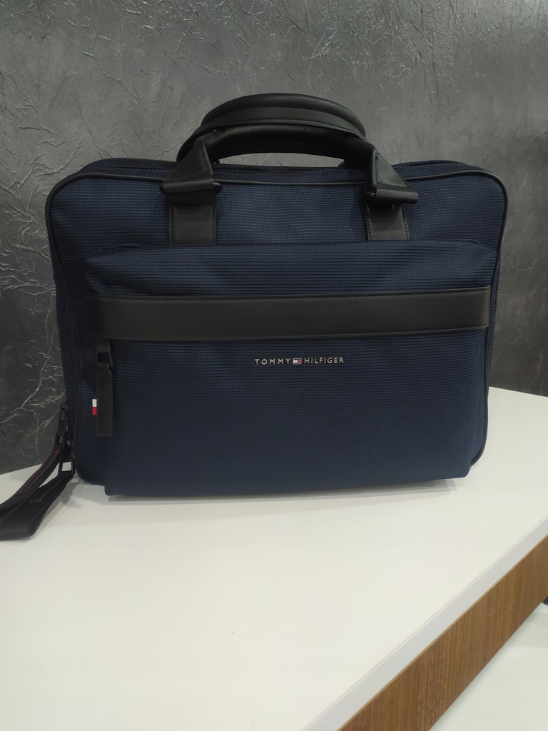 AM0AM06473 DW5 MĘSKA TORBA BIUROWA TOMMY HILFIGER