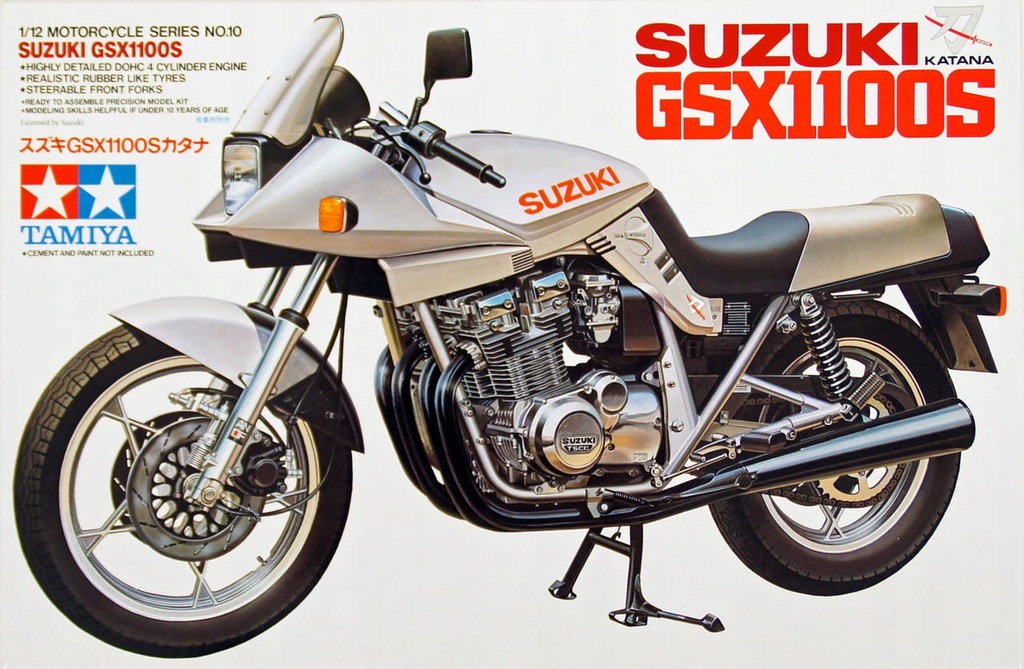 TAMIYA 14010 1:12 Suzuki GSX1100S Katana