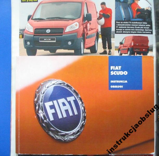 FIAT SCUDO 2007-2012 Polska instrukcja Scudo II
