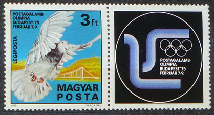 Węgry* - gołąb pocztowy