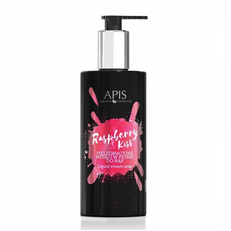 Apis raspberry kiss - pielęgnacyjne mydło w płynie do rąk 300 ml