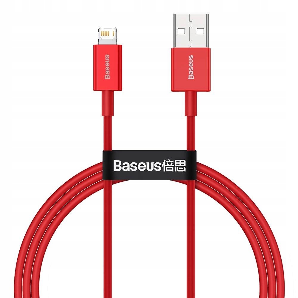 CABLE LIGHTNING TO USB 1M/RED CALYS-A09 BASEUS