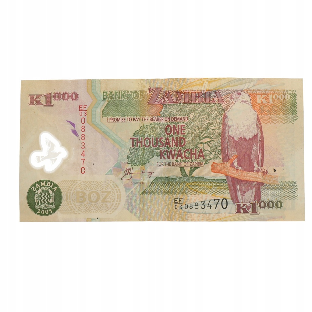 Zambia - 1.000 kwacha - 2005 r