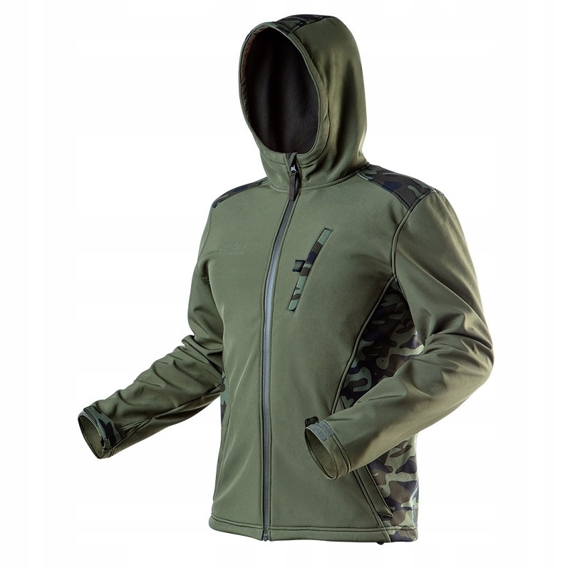 KURTKA SOFTSHELL CAMO L