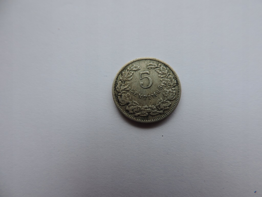 LUXEMBOURG 5 CENTIMES 1908