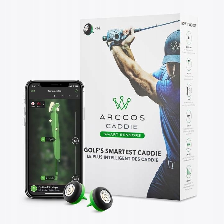 Arccos Caddie Smart Sensors - Czujniki Golfowe