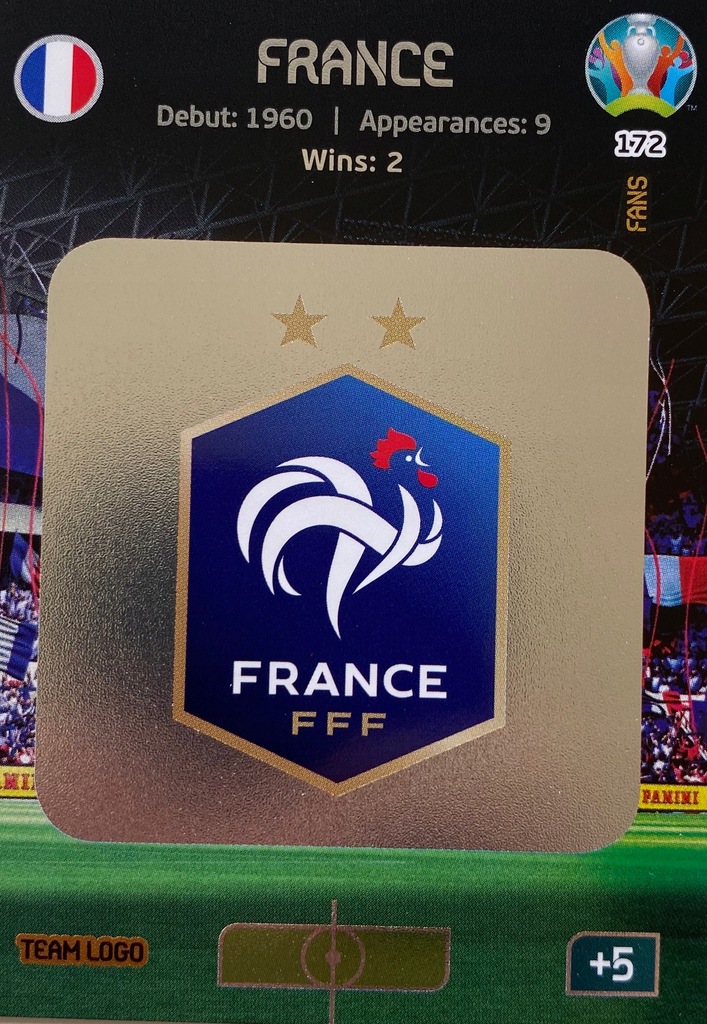 KARTY EURO 2020 TEAM LOGO FRANCJA 172