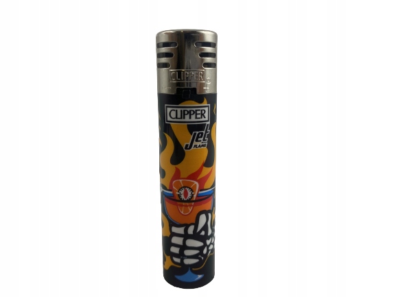 Zapalniczka Clipper Żarowa Jet Skull Drinks 3/4