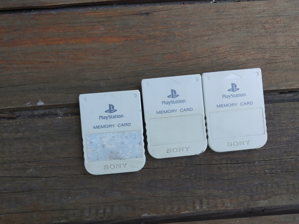 Karta pamięci playstation ps szare ps one