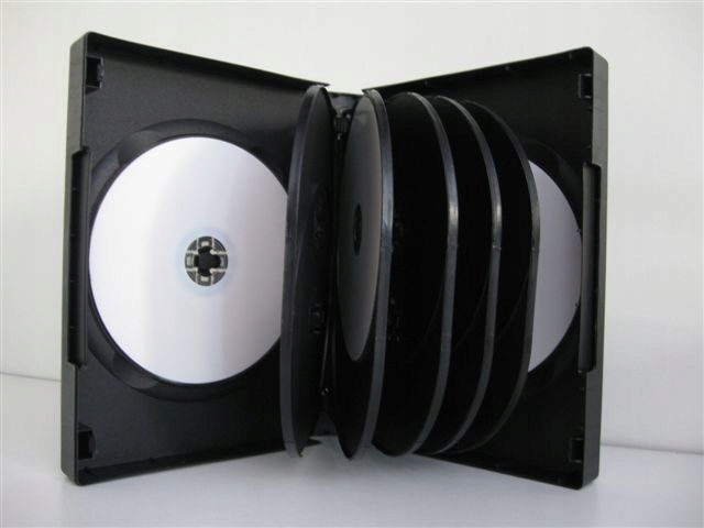 Pudełka DVD x 12 na płyty 38 mm CZARNE 25 sztuk