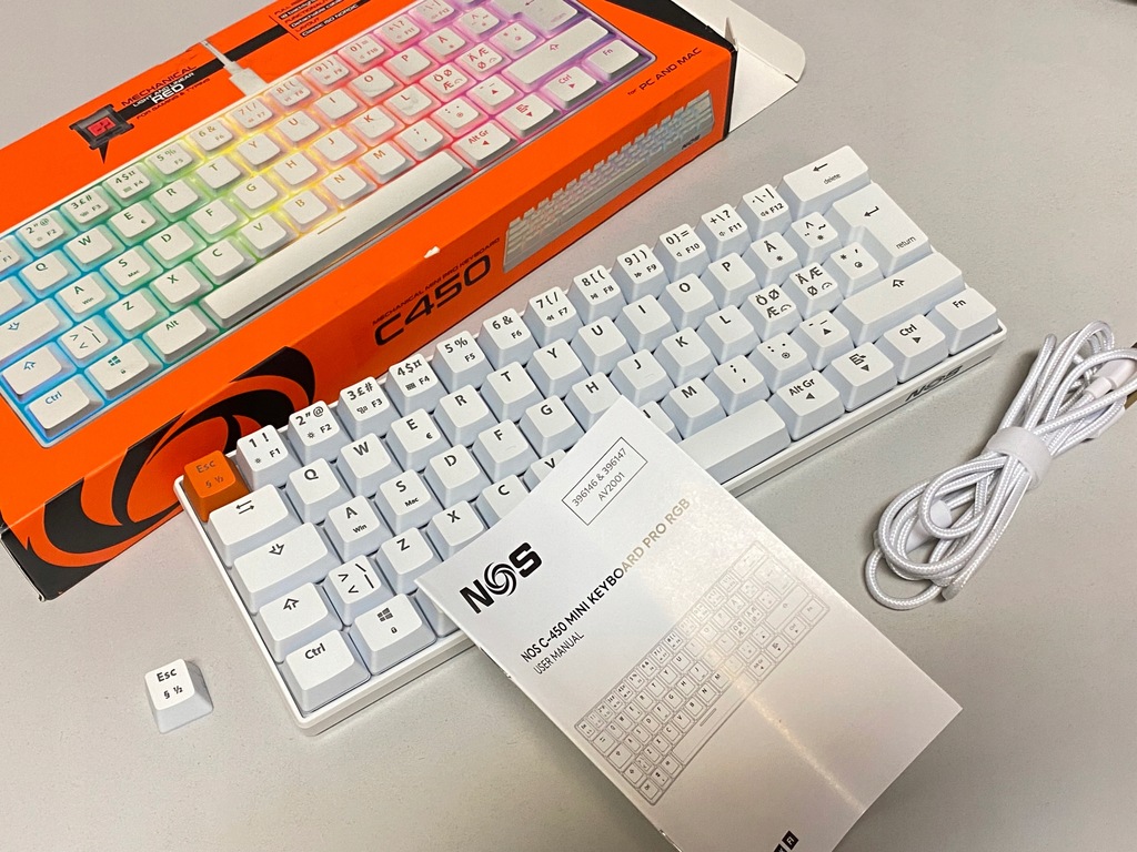 NOS C450 KLAWIATURA GAMINGOWA 12409570767 oficjalne archiwum Allegro