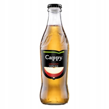 Sok jabłkowy Cappy szklana butelka 250ml Coca Cola