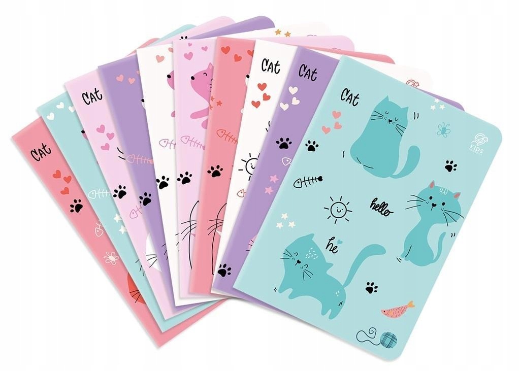 ZESZYT A5/16K KRATKA SWEET KITTEN (10SZT)