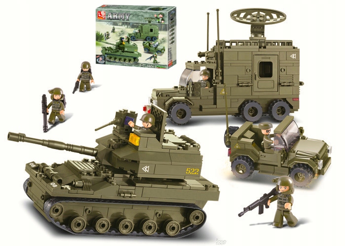 KLOCKI WOJSKO CZOŁG T90 WOJSKOWE POJAZDY LEGO COBI