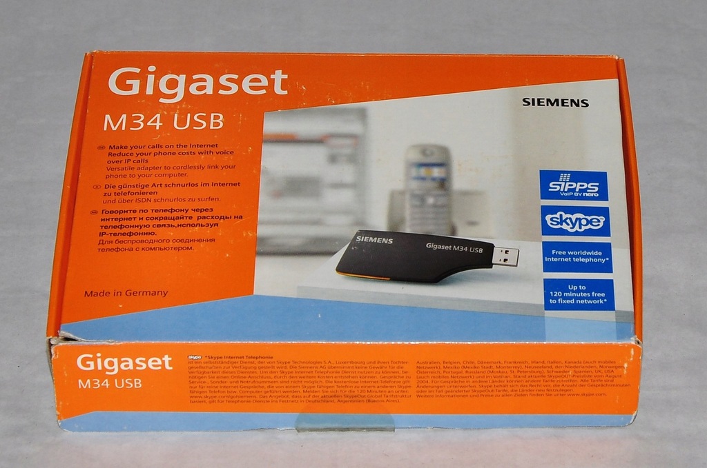 GIGASET M34 USB - SIEMENS adapter bezprzewodowej