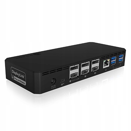 IcyBox Stacja dokująca IB-DK2254AC 11w1,3xHDMI,PD