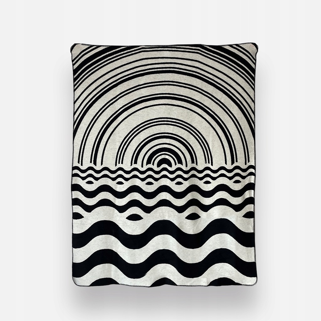 #DesignDlaWośp HOGAI koc OP-ART Sea Sunset
