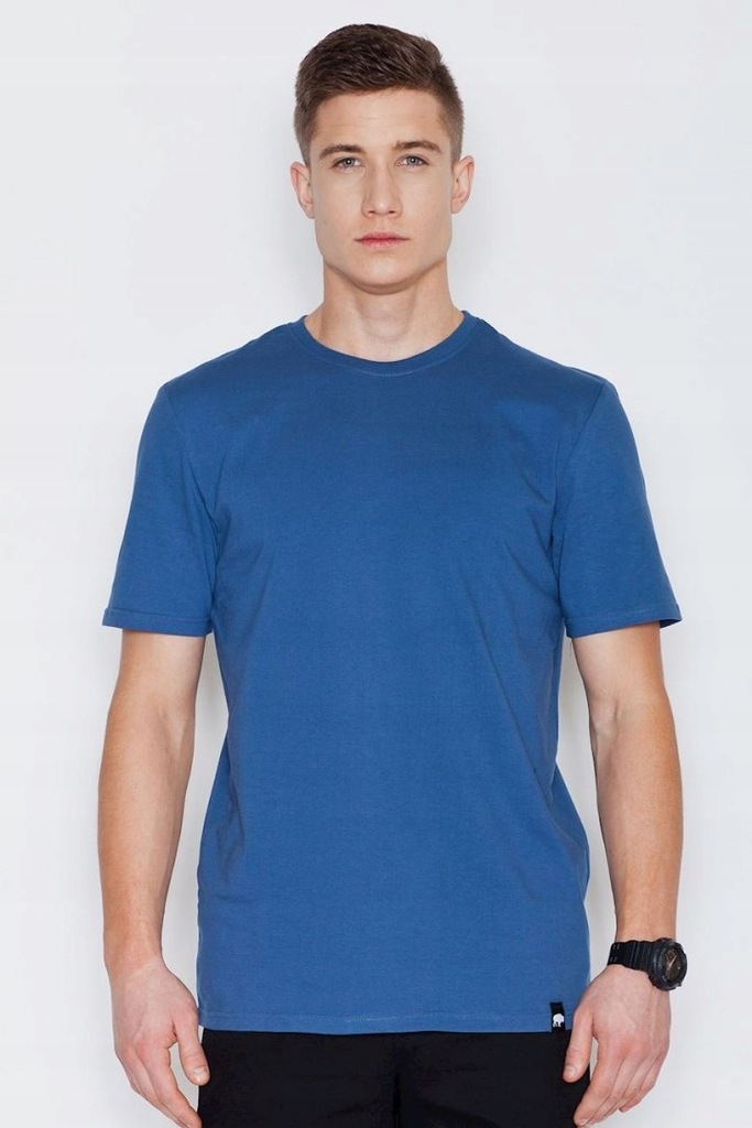 Męska modna Koszulka V001 Niebieski L