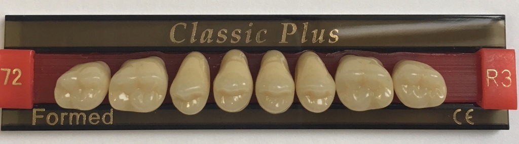 ! Zęby akrylowe Classic Plus trójwarstwowe R3 boki