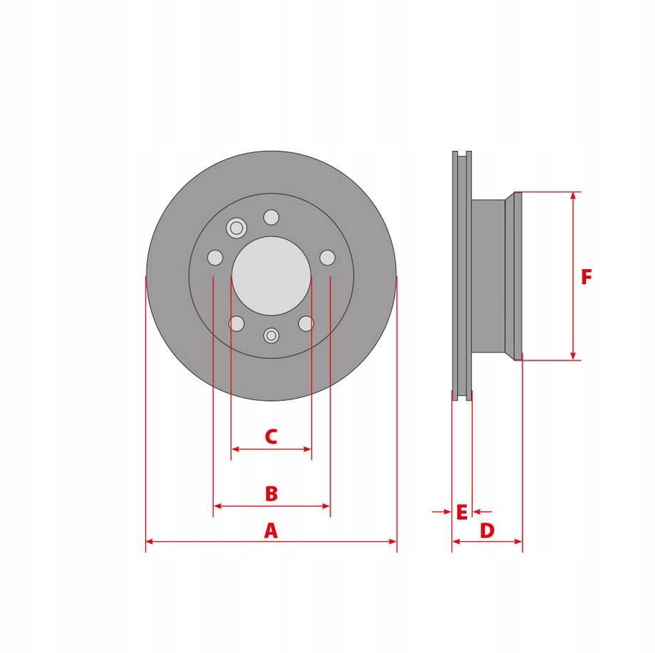 TARCZE KLOCKI TYL MAZDA 6 0213 626 V PREMACY 323