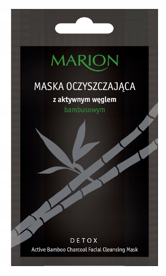 MARION DETOX MASKA OCZYSZCZAJĄCA Z AKTYWNYM WĘGLEM