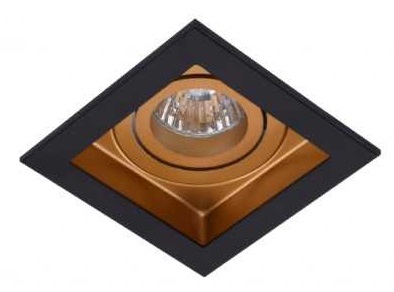 LAMPA MINORKA WPUSTOWA CZARNO/ZŁOTA AZ2802 AZZARDO