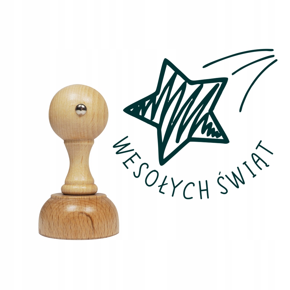 Stempel WESOŁYCH ŚWIĄT - WZORY