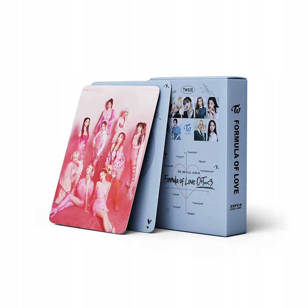 KPOP ZESTAW 55 KART LOMO TWICE FORMULA OF LOVE