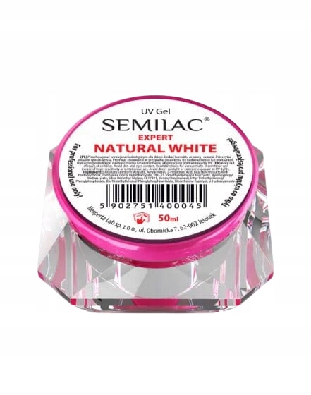 SEMILAC ŻEL EXPERT NATURAL WHITE - BUDUJĄCY 50ML