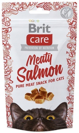 Brit Care Cat Snack Meaty Salmon 50g