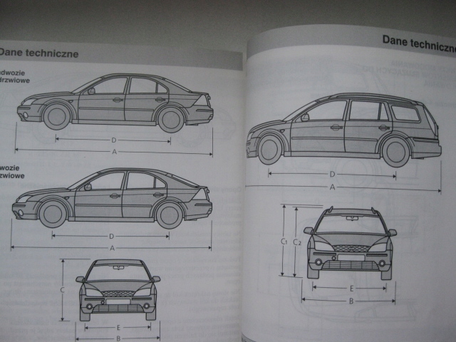 FORD MONDEO Mk3 Polska instrukcja Mondeo 0007