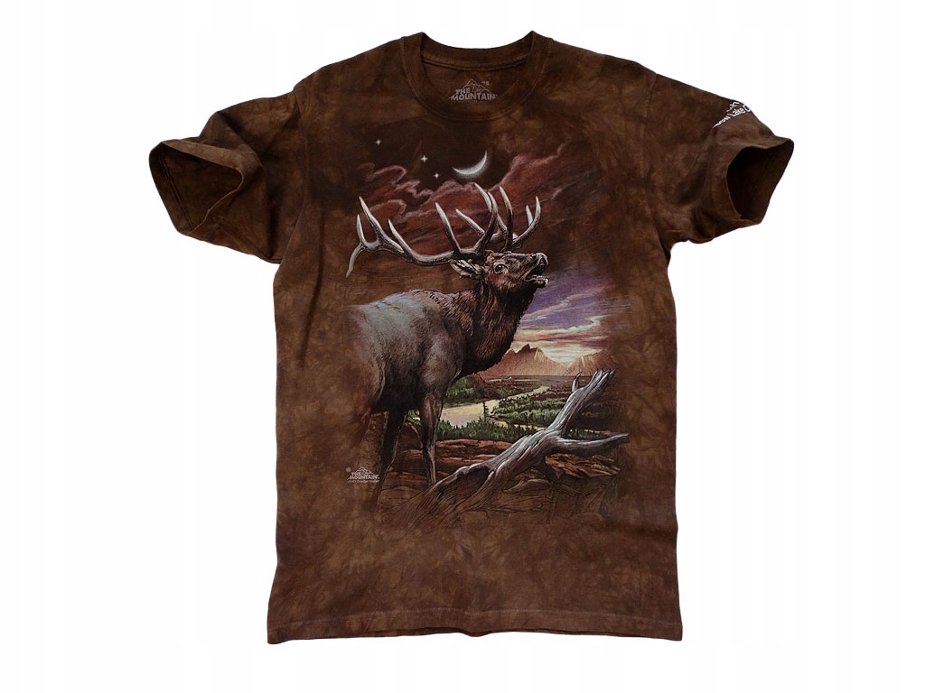 THE MOUNTAIN DEER 3D TEE T-SHIRT MĘSKI S