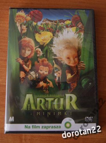 Artur i Minimki DVD nowa folia/ charytatywna