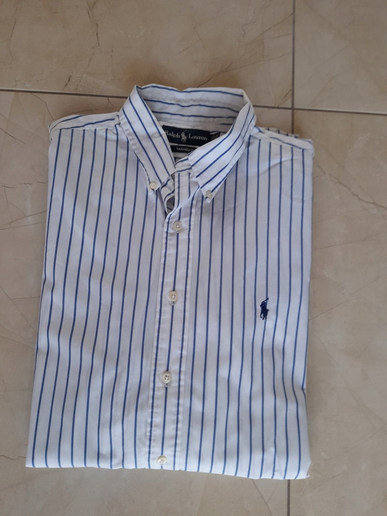 RALPH LAUREN MODNA KOSZULA W PASKI ROZM. L/XL