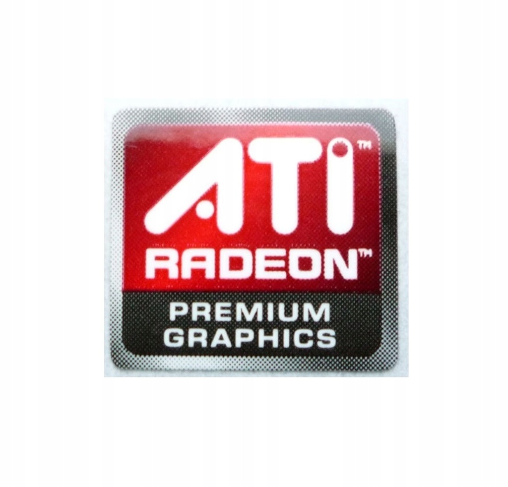 Naklejka ATI RADEON Premium Graphic 16x15 mm 019b
