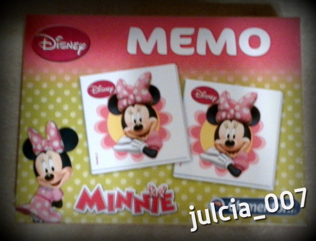 DISNEY MINNIE MEMO GRA MEMORY NOWA - FOLIA