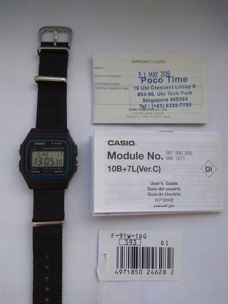 Casio F 91W Bin Laden Orygina Nato 8312692642 oficjalne archiwum Allegro