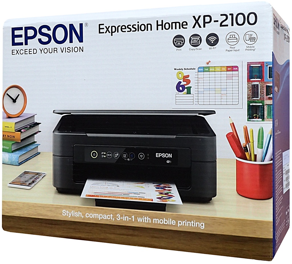 Купить Устройство Epson XP-2100 — Принтер 3 в 1 — Wi-Fi: отзывы, фото, характеристики в интерне-магазине Aredi.ru