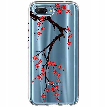 Etui case Huawei Honor 10 - Krzew kwitnącej wiśni.
