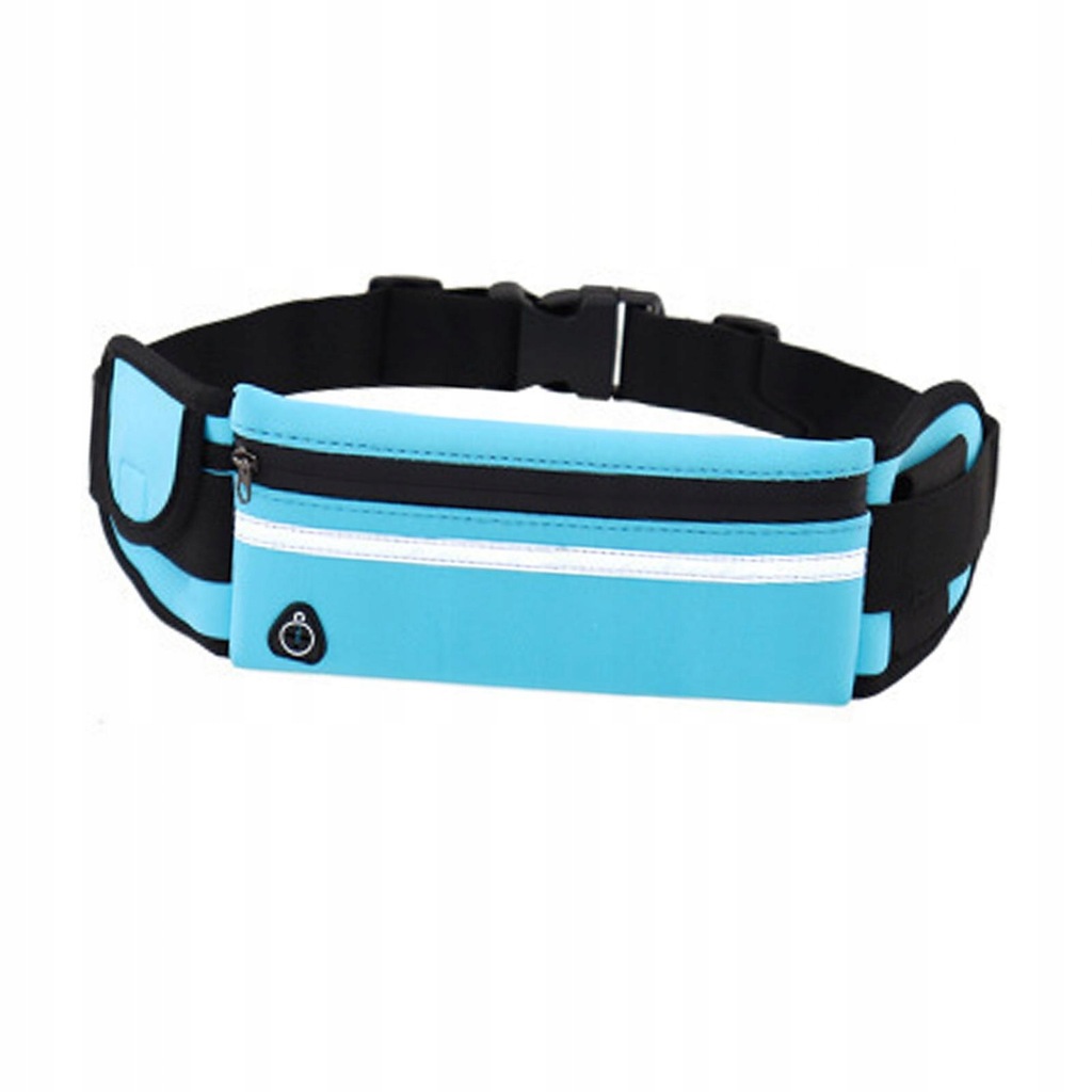 Running Belt Waist Pack Sports Belt Bag Phone Holder Waist Bag Runners Blue