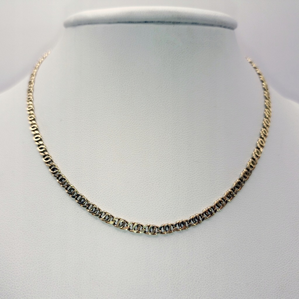 Złoty łańcuch - Łańcuszek Pancerka Męski 750, 8,42g. 50-51cm.