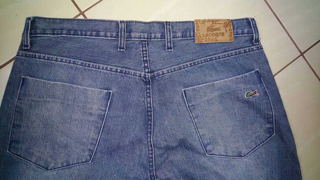 spodnie męskie Lacoste jeansowe W38L36pas96cm,d117