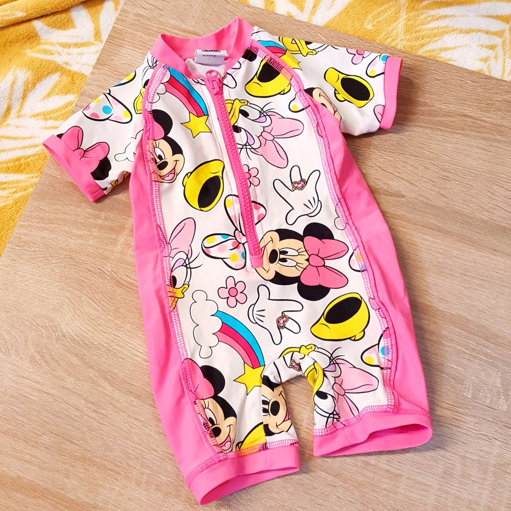 kolorowy strój kąpielowy z Myszką Minnie 6-9 m 74